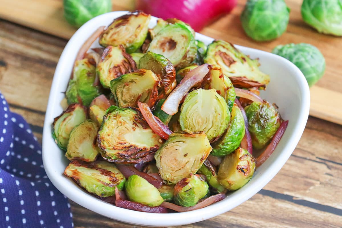Caramelized Smoky Brussels Sprouts